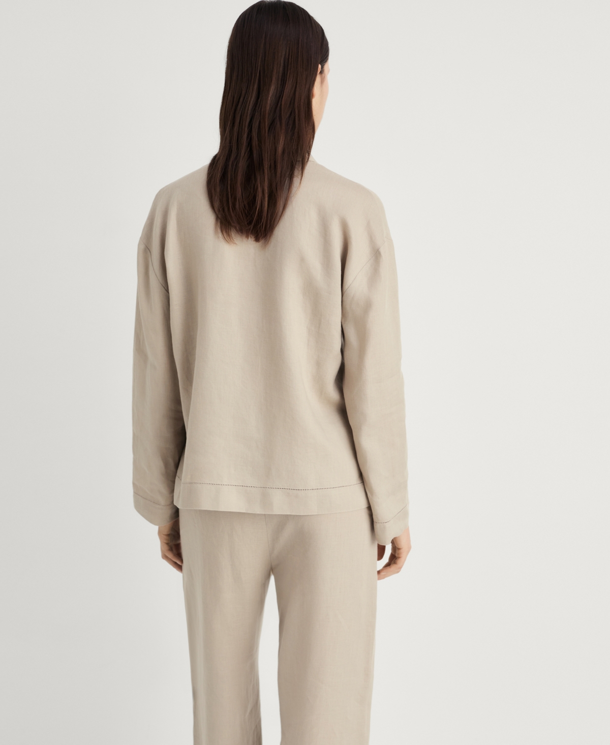 Mango Linen Button-up Shirt