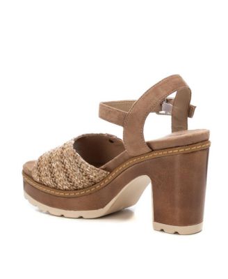 Women's Ankle Strap Heeled Sandals Refresh By Xti