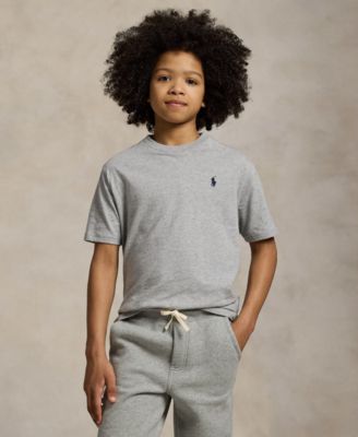 Boys' 8-20 Cotton Jersey Crewneck T-Shirt