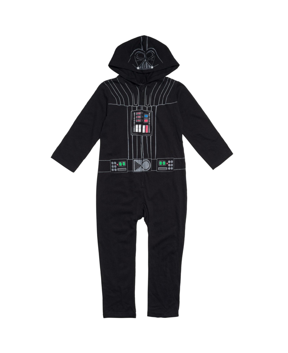 Star Wars Darth Vader Zip Up Cosplay Coverall and Cape