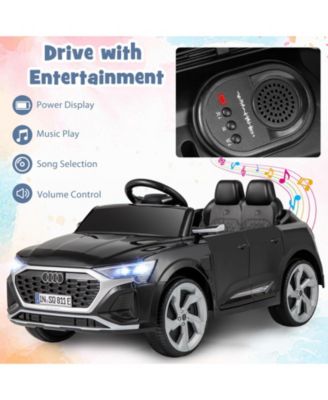 12V Kids Ride on Car Licensed Audi SQ8 with Remote Control and 3 Speeds