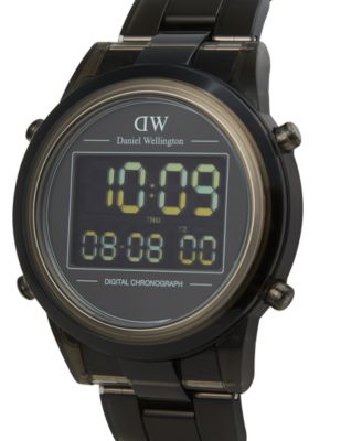 Unisex Chronograph Gray Plastic Watch, 42mm