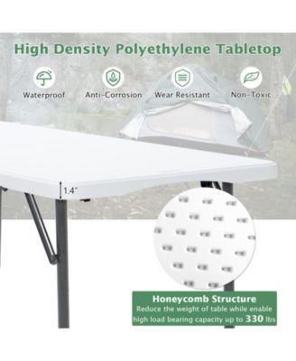 3-Level Height Adjustable Folding Table
