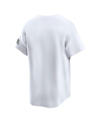 Men's White Houston Astros Throwback Cooperstown Collection Limited Jersey