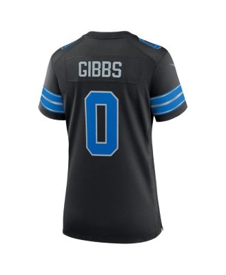 Women's Jahmyr Gibbs Black Detroit Lions 2nd Alternate Game Player Jersey