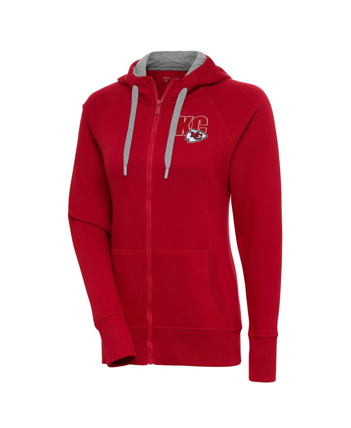 Women's Red Kansas City Chiefs Victory Full-Zip Hoodie - Red