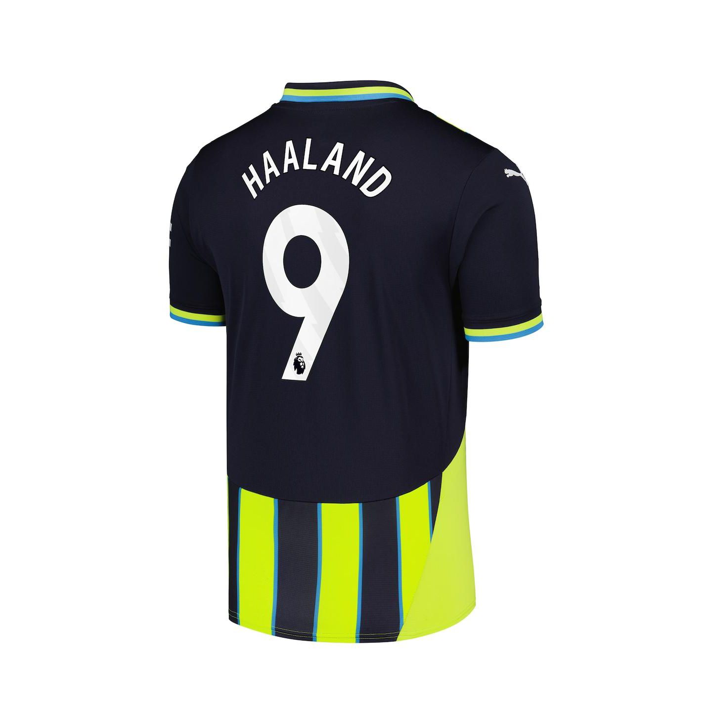 Мужской топ PUMA Erling Haaland Navy Manchester City 2024/25 Away Replica Player Jersey — фото 2