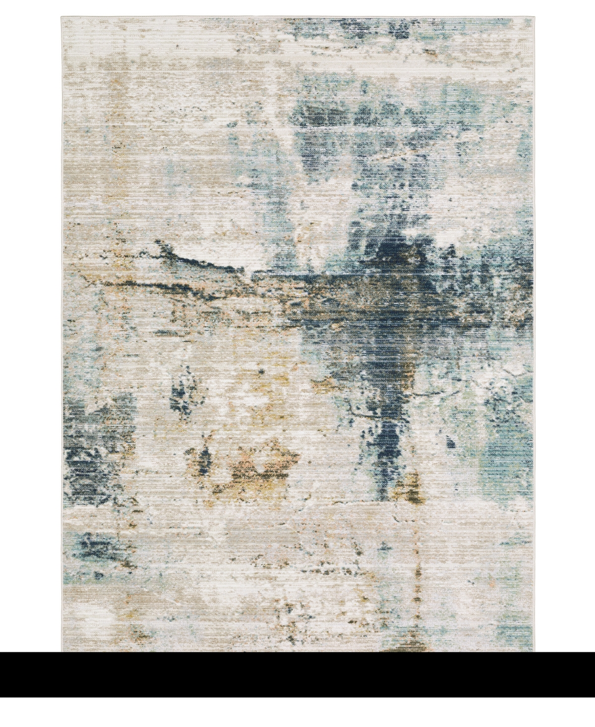 Oriental Weavers Cavett Cav03 7'10"x10'10" Area Rug In Blue