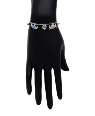 Cubic Zirconia Stitch Angel Love Bolo Bracelet