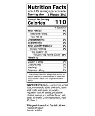 Sour Rainbow Bites Cereal Box, 14 oz.