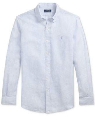 トップス Polo by Ralph Lauren linen shirt white Polo Ralph Lauren Oversize Fit Linen Shirt | Neiman Marcus