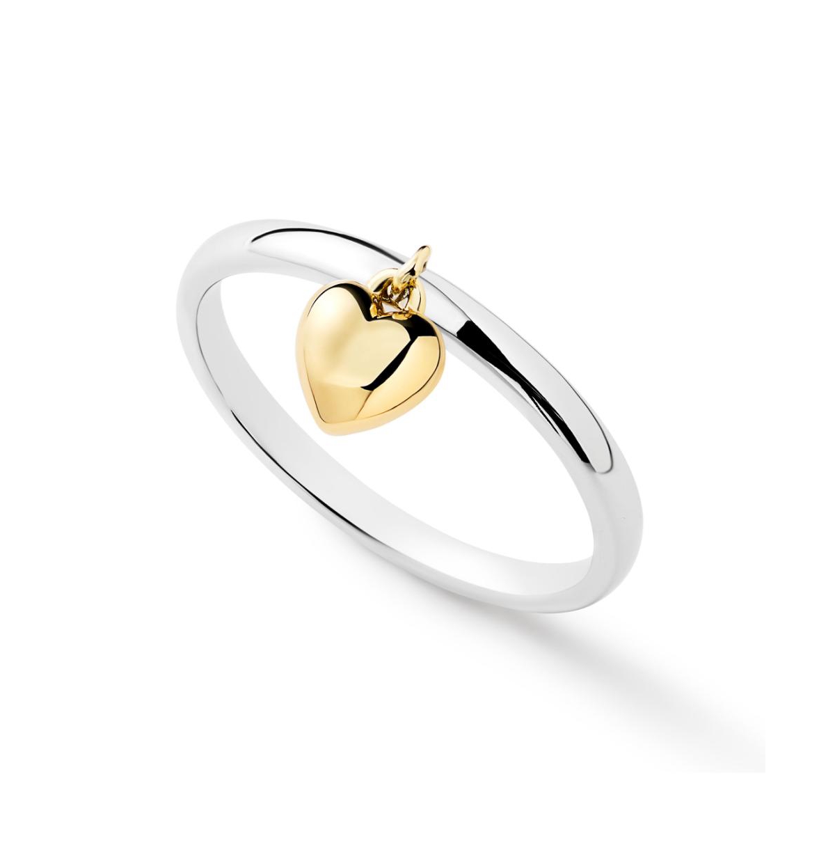 - Heart Ring - Leia Two Tone - Gold, gold, silver