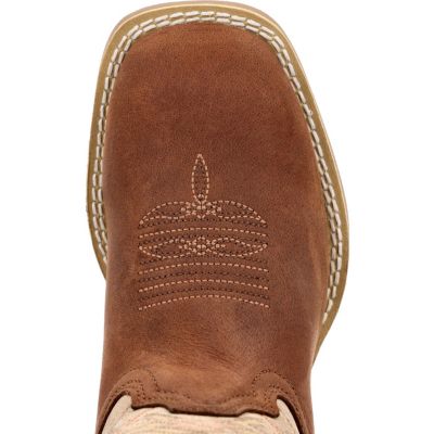 Kids Lil' Rebel Pro Kids' Coffee and Bone Western Boot
