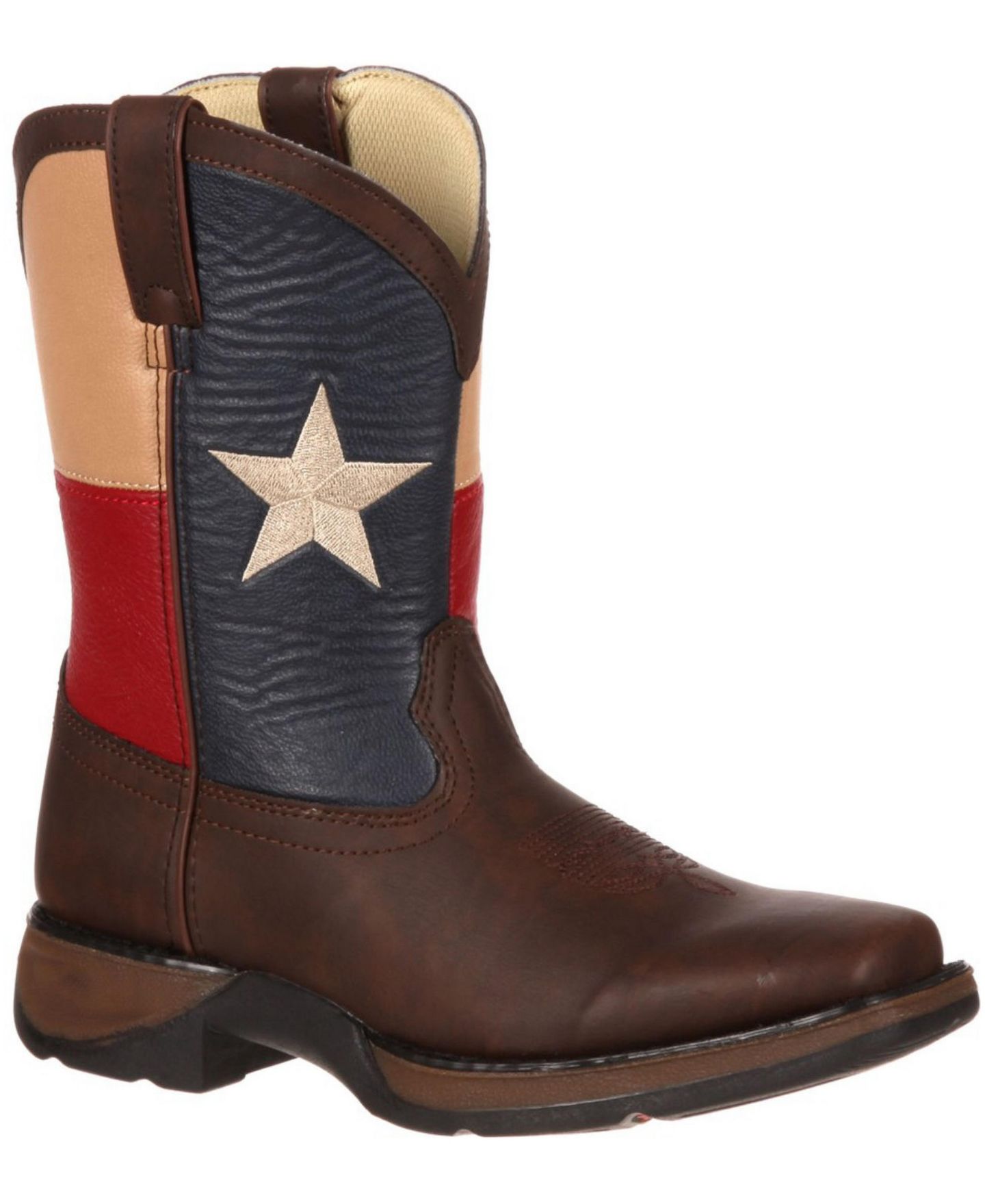 Ботинки Durango Lil' Rebel by Texas Flag Western для мальчиков, цвет: Коричневый — фото 1