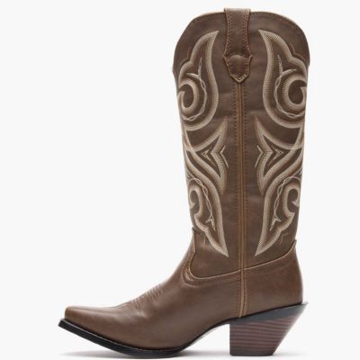 Crush by Women s Milk Chocolate Western Boot