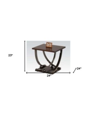 Modern End Table – Sleek Accent Table for Living Room or Bedroom