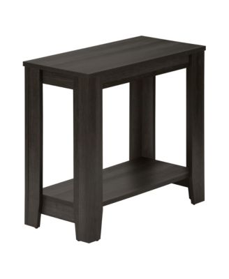 Classic Wood End Table with Shelf for Storage