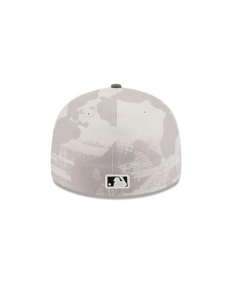 Men's Light Beige/Olive Washington Nationals 2025 Armed Forces Day Low Profile 59FIFTY Fitted Hat