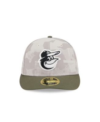 Men's Light Beige/Olive Baltimore Orioles 2025 Armed Forces Day Low Profile 59FIFTY Fitted Hat