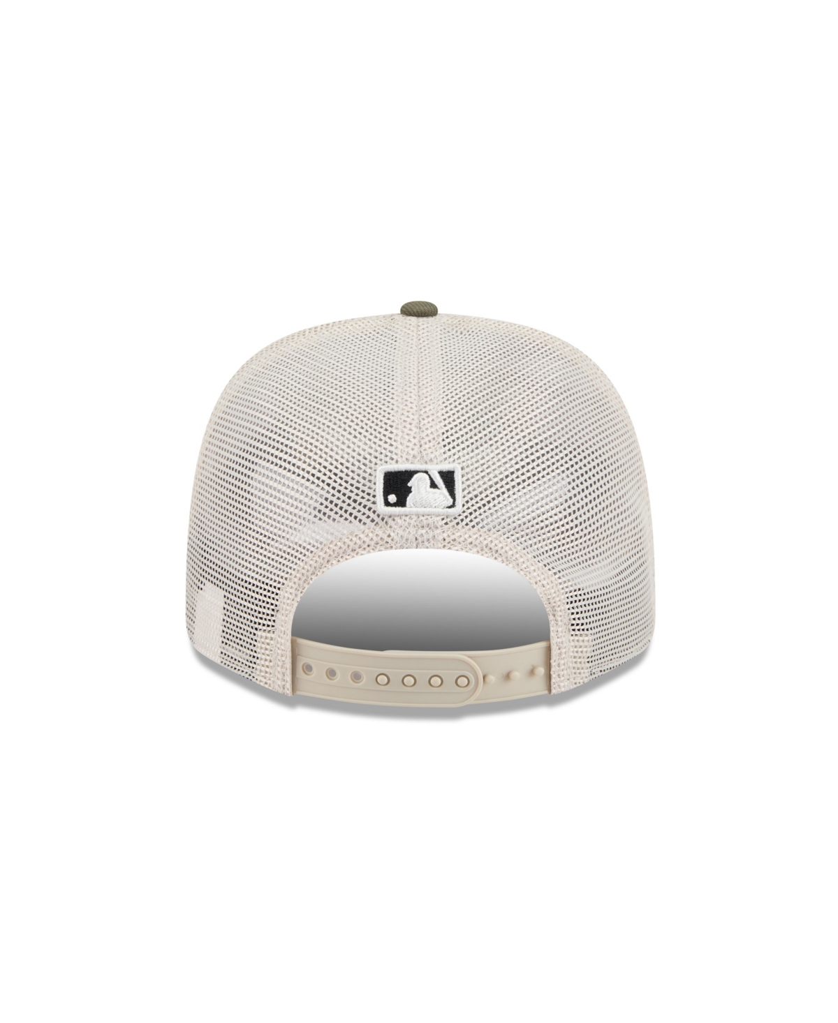 Shop New Era Men's Light Beige/olive Washington Nationals 2025 Armed Forces Day 9seventy Adjustable Hat