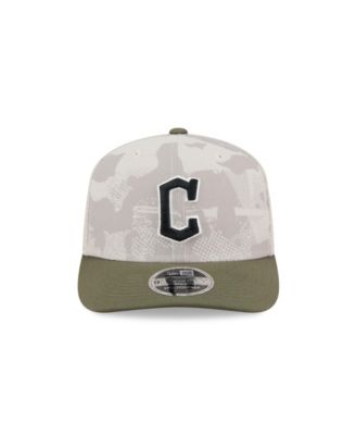 Men's Light Beige/Olive Cleveland Guardians 2025 Armed Forces Day 9SEVENTY Adjustable Hat