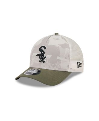 New Era - Men's Light Beige/Olive Chicago White Sox 2025 Armed Forces Day 9FORTY M-Crown A-Frame Adjustable Hat