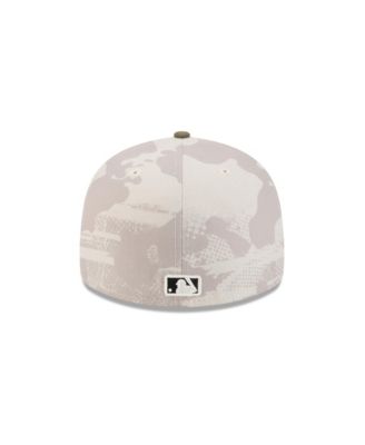 Men's Light Beige/Olive Cleveland Guardians 2025 Armed Forces Day 59FIFTY Fitted Hat