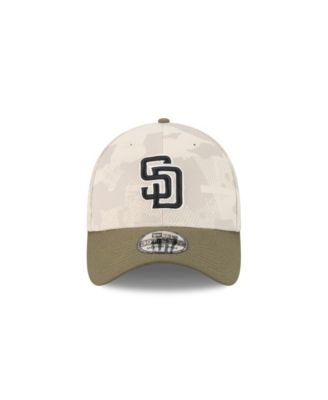 Men's Light Beige/Olive San Diego Padres 2025 Armed Forces Day 39THIRTY Flex Hat