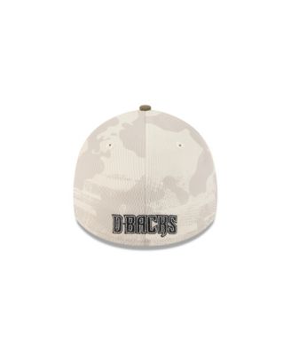 Men's Light Beige/Olive Arizona Diamondbacks 2025 Armed Forces Day 39THIRTY Flex Hat