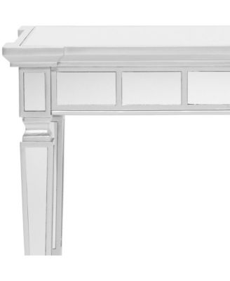 Glass Square End Table for Living Room or Bedroom Accent