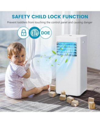 10000 BTU Portable Air Conditioner with 4 Modes