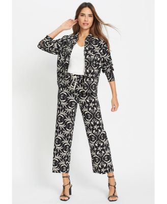 Women's Anna Fit Ornamental Cropped Pant