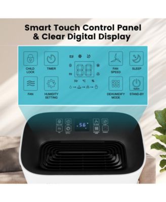 4500 Sq. Ft Dehumidifier with 5 Modes and 3-Color Indicator Light