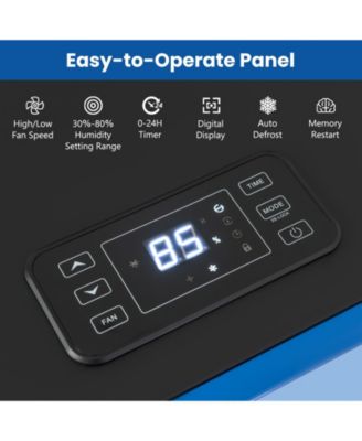 215 Pints 8000 Sq.Ft Commercial Dehumidifier For Home and Basement with 24H Timer