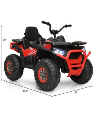 12V Kids Electric 4-Wheeler ATV with 2 Speeds and LED Lights