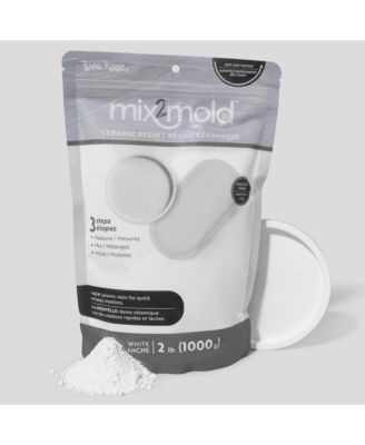 Mix2Mold: Ceramic Resin Powder - White 2lb