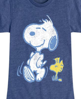 Big Girls Peanuts Snoopy Woodstock Walk Graphic T-Shirt