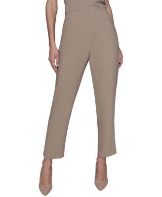 KARL LAGERFELD PARIS - Women's Seam-Detail Ankle Pants