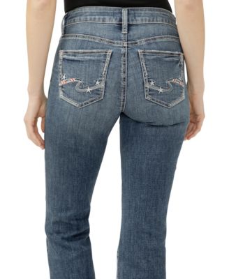 Women's Suki Mid Rise Curvy Fit Flare Jeans