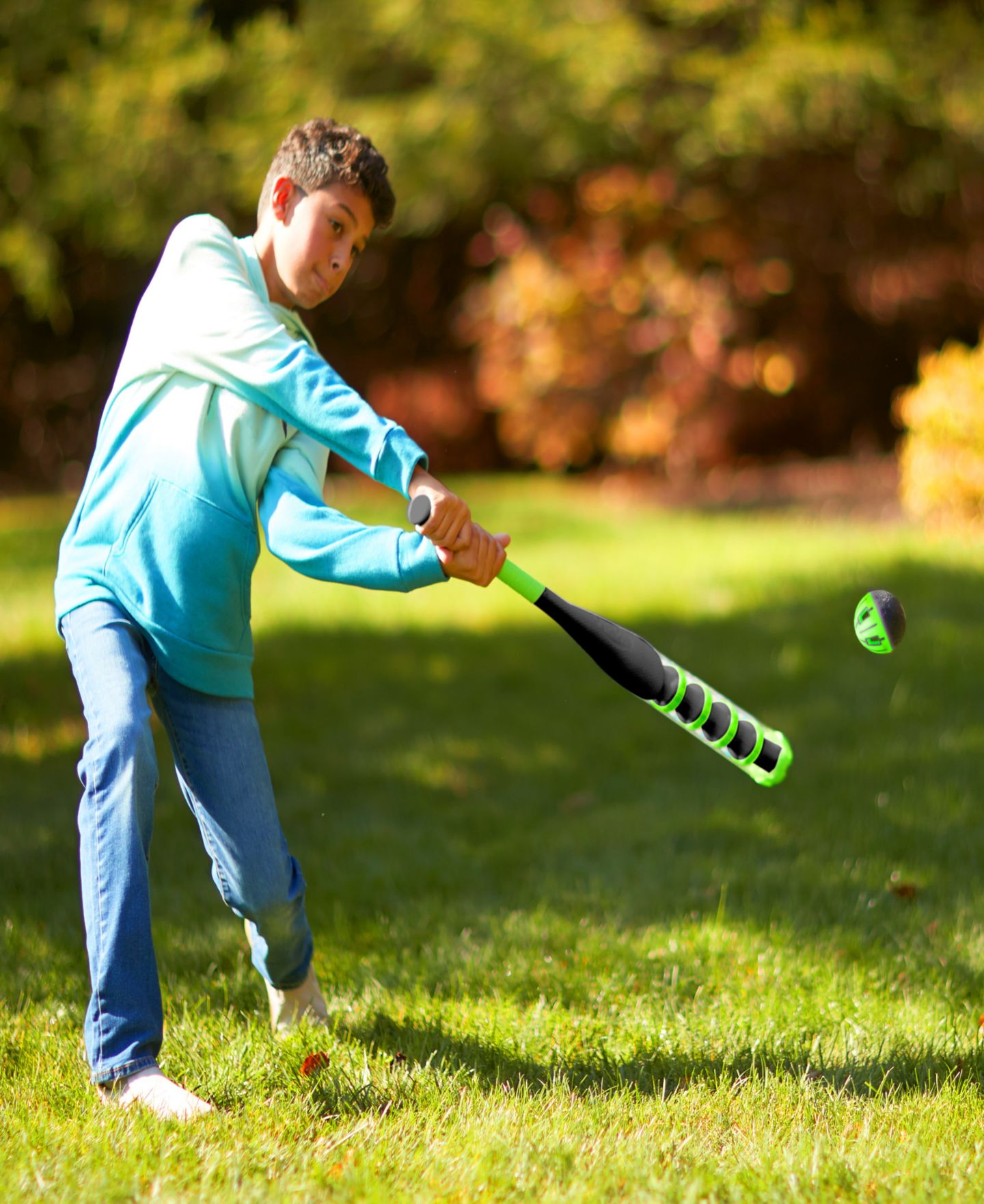 Детские игрушки Franklin Sports Power Blast Power-Core Baseball Bat and Ball, 2-Piece Set, Ages 6+ — фото 6
