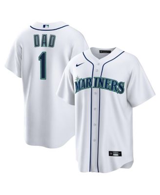 Nike - Men's&nbsp;White Seattle Mariners 1 Dad Home Replica Jersey