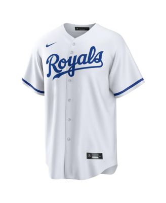 Men's&nbsp;White Kansas City Royals 1 Dad Home Replica Jersey