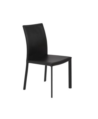 Set of 2 Dining Side Chairs with Padded Seats