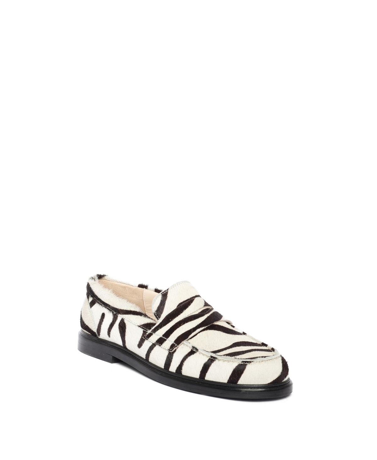Orio Pony-Hair Loafer - Zebra
