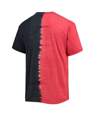 Men's Red Dallas Burn Vertical Tie-Dye Top