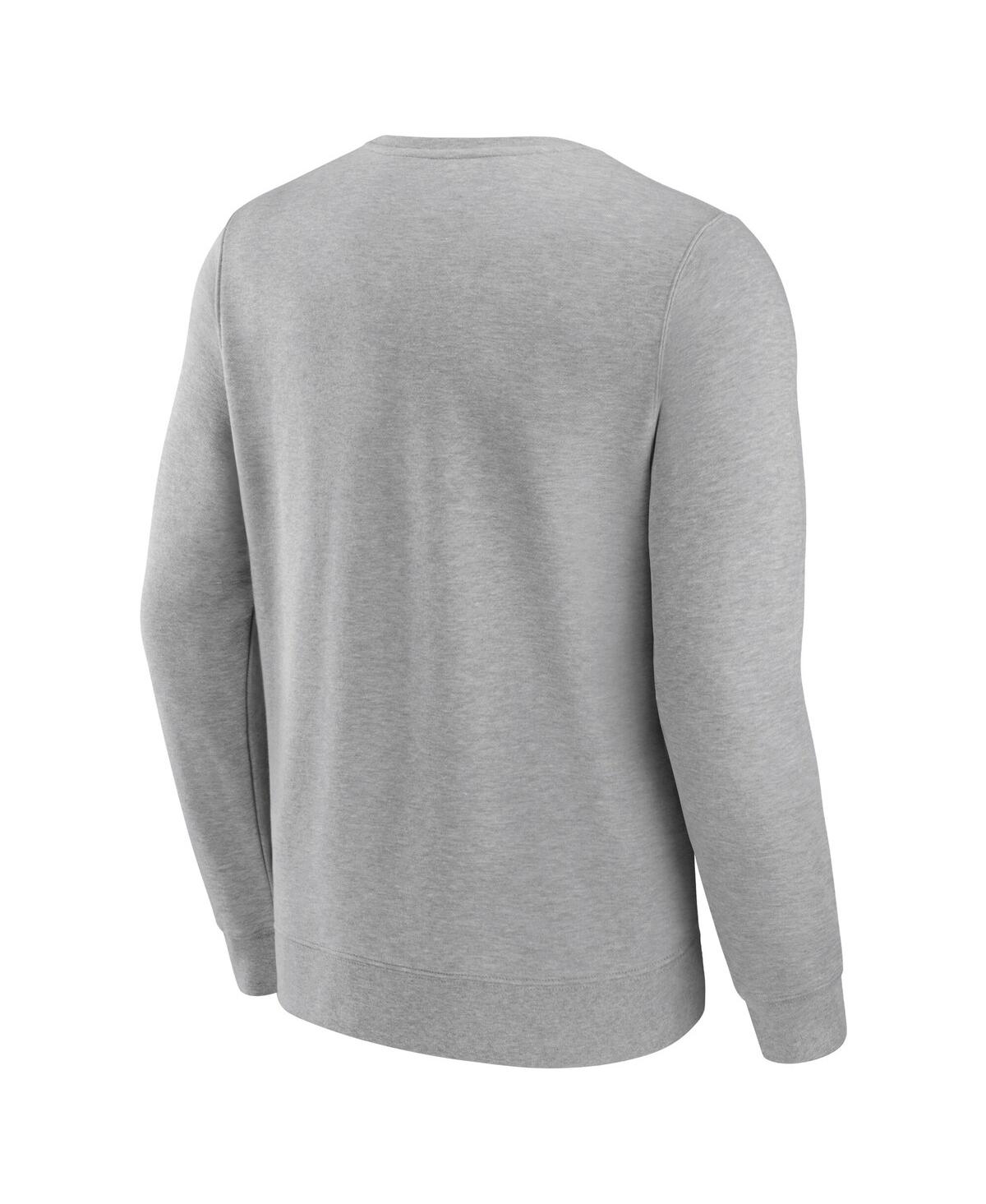 Fanatics Men's Gray Boston University Arched Wordmark Pullover Sweatshirt