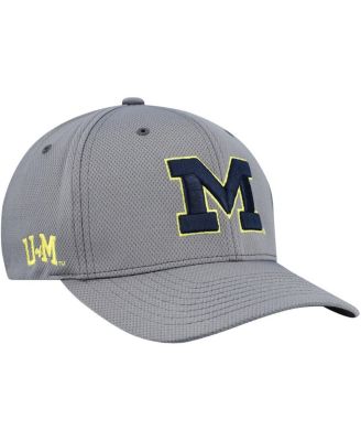 Top of the World - Men's Gray Michigan Wolverines Reflex Hybrid Tech Flex Hat