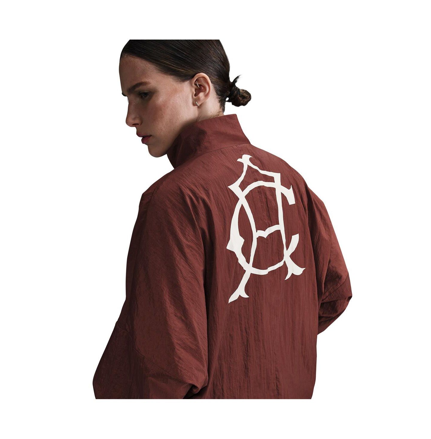 Женская куртка Nike Brown Club America CA x CA Essential Woven Full-Zip — фото 4