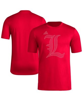 adidas - Men's&nbsp;Red Louisville Cardinals Locker Local Impression T-Shirt