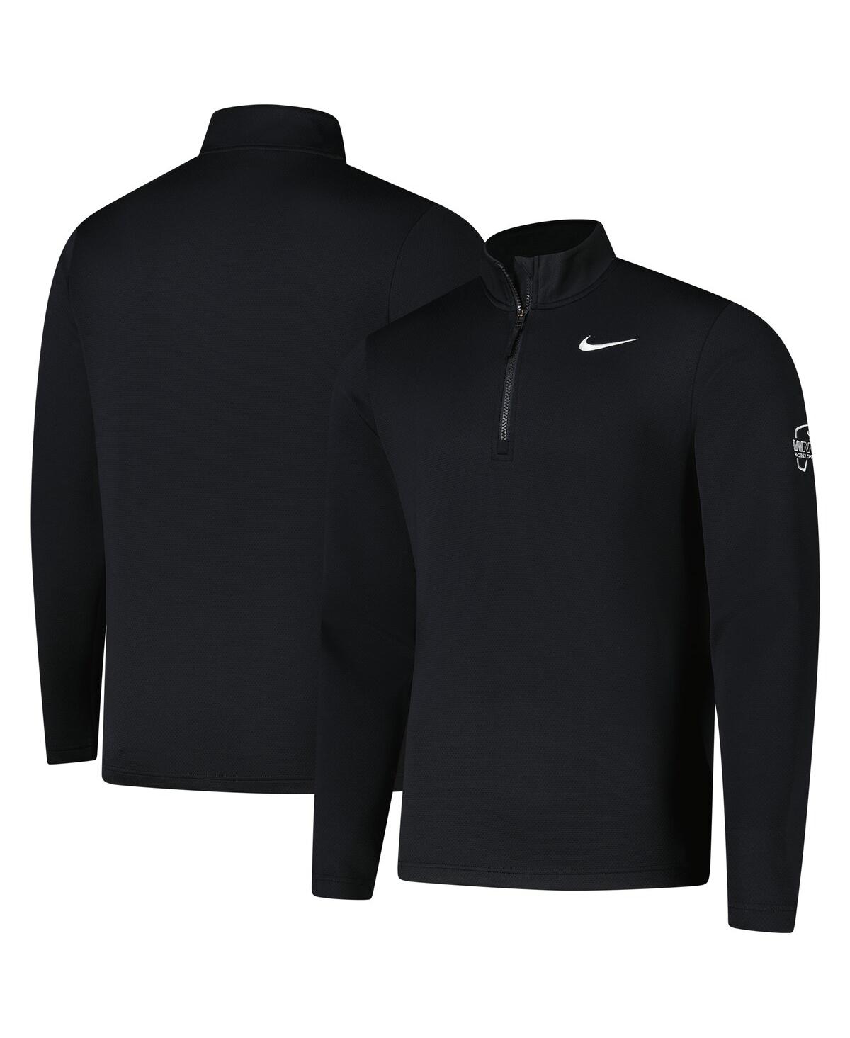 Nike Men'sÂ Black Wm Phoenix Open Victory Performance Half-Zip Pullover - Black